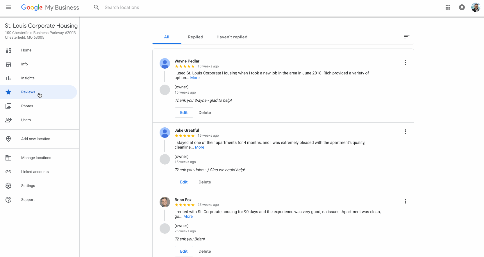 Use reviews to engage customers on your google business profile